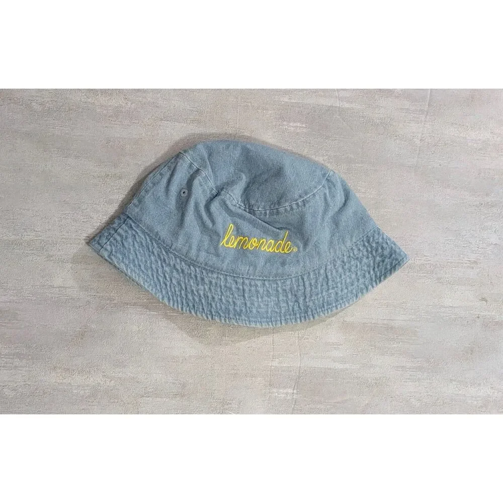 Denim Bucket Hat Lemonade Embroidered - Direct Caps